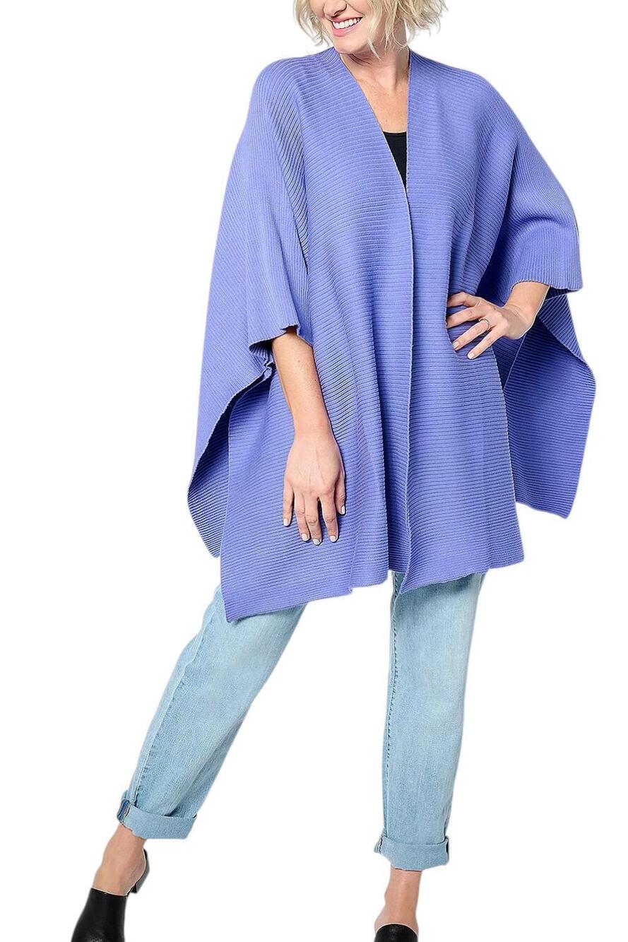nicole by Nicole Miller Women's Knit Travel Wrap Iris